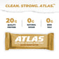 Atlas Bar - 20g Protein  1g Sugar  0g Seed Oils  0g Artificial Sweeteners (12 Count  Salted Peanut Butter)