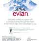 Evian Natural Spring Water 1.5 Liter / 50.7 Oz Bottles - Pack Of 12