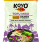 Koyo Ramen Soup, Tofu Miso Reduced Sodium, Made With Organic Noodles, No MSG, No Preservatives, Vegan, 2.1 Ounces Per Package (1