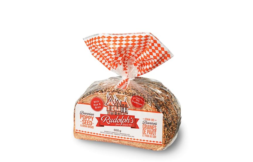 Rudolphs Poppyseed Bread - Traditional European-Style Loaf - Family Size - 500g (1.1 lb) - Fresh-Baked Quality