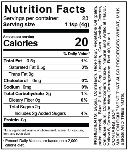 Mystic Sprinkles The Big Football Game Jimmy Mix 3Oz Bottle (Navy Blue & White Sprinkle Mix 3Oz)