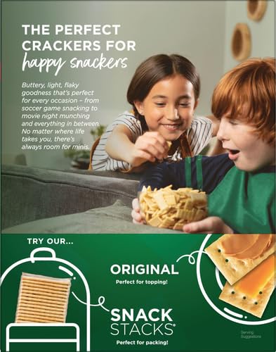 Club Minis Crackers, Lunch Snack, Original, 11oz Box (Pack of 2)