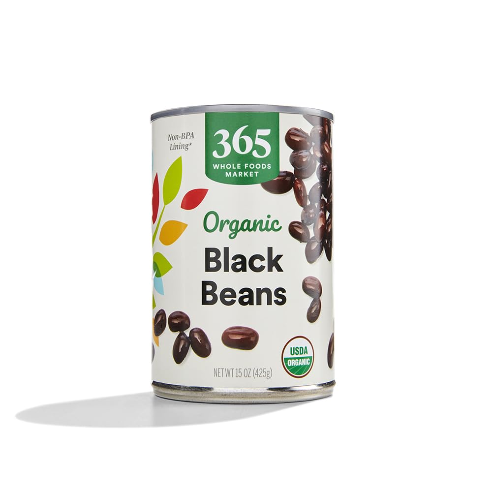 365 by Whole Foods Market, Organic Black Beans, 15 Ounce