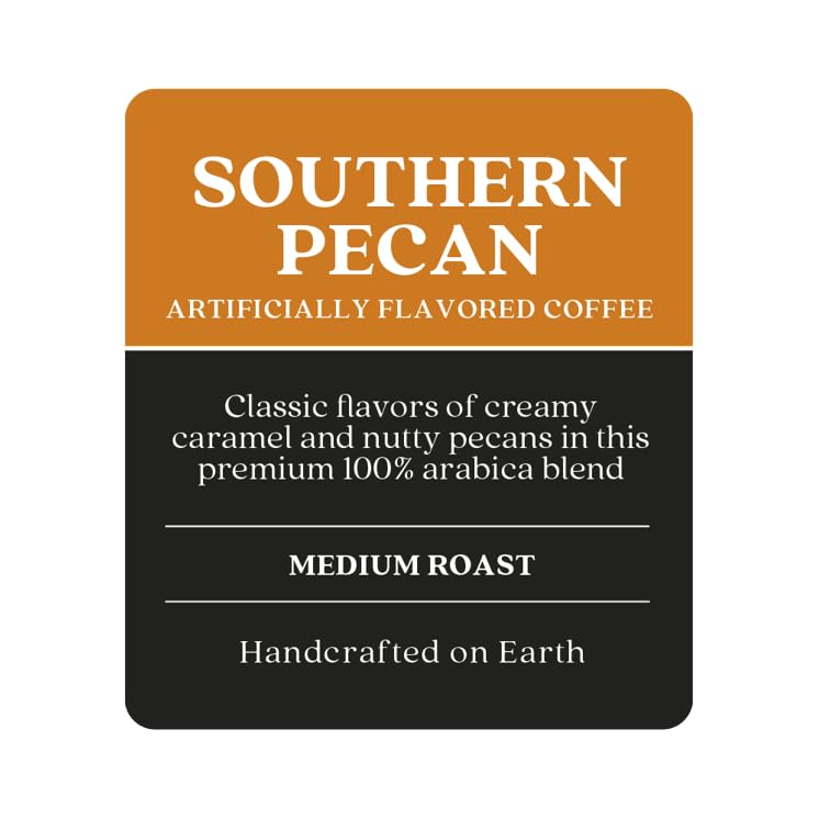 Copper Moon Medium Roast Whole Bean Coffee, Southern Pecan Blend, 2 Lb