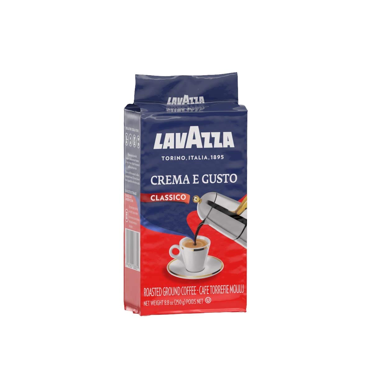 4x LAVAZZA CREMA E GUSTO Classico Ground Italian Coffee Espresso 250g