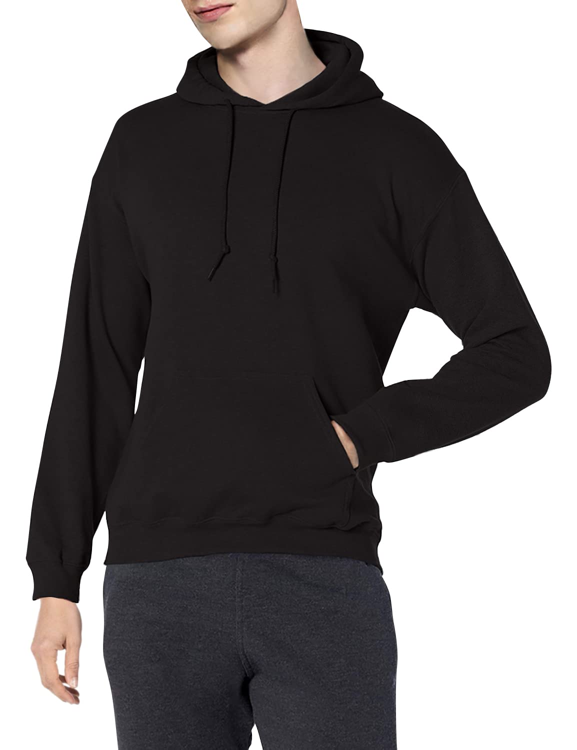 Heavy Blend 8 oz. 50/50 Hood (G185) XL Black