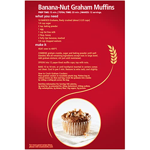 NABISCO GRAHAMS Original Graham Crackers, 12 - 14.4 oz Boxes