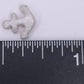 NCS Silver Anchor Edible Candy Cake Toppers, 8 ounces