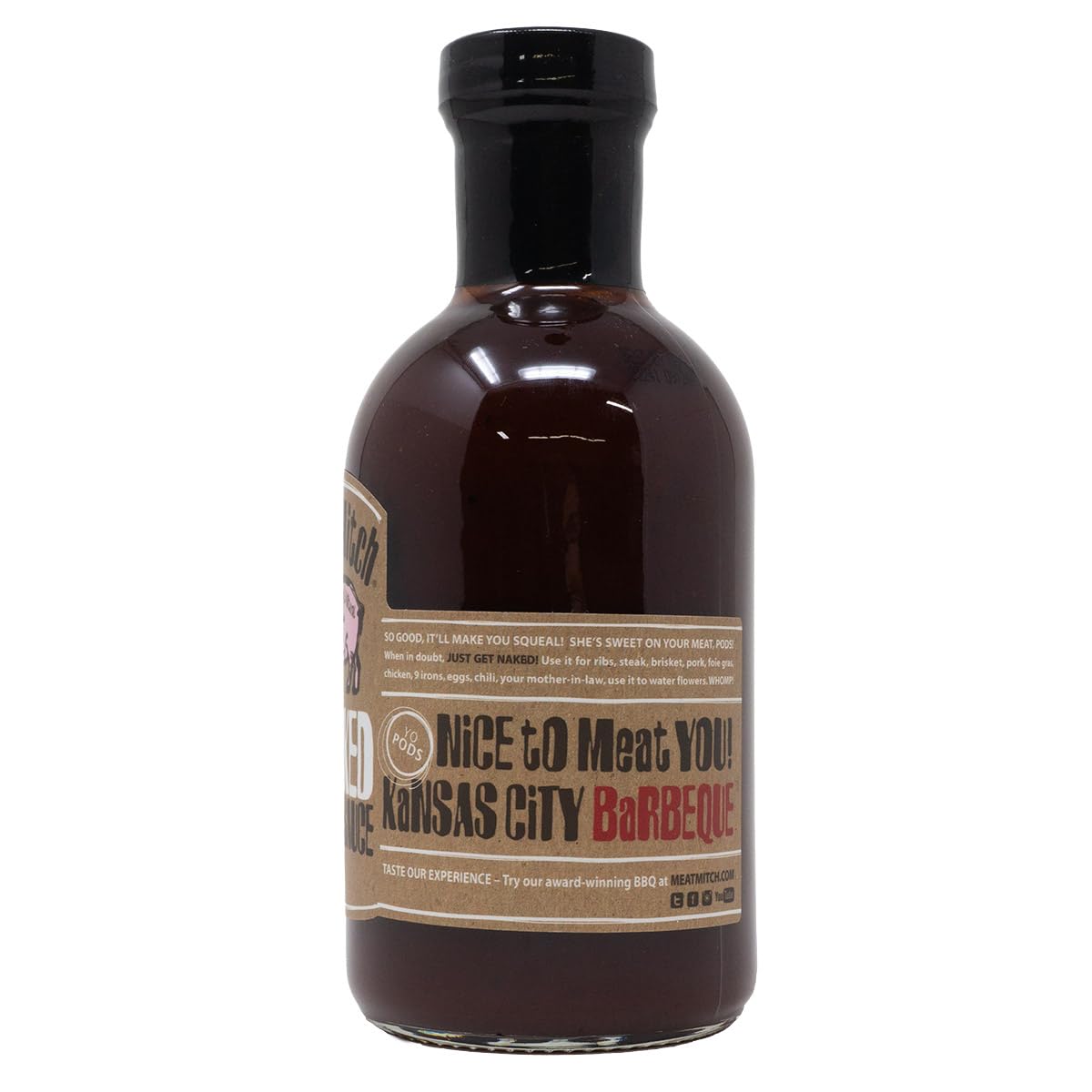 Meat Mitch Naked Whomp! Hfcs Free Bbq Sauce