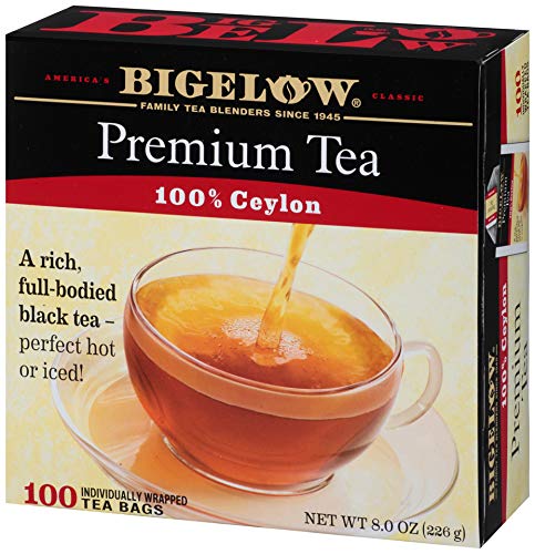 Bigelow Tea Premium Blend Black Tea - 100 Count, Full Caffeine, Case of 10