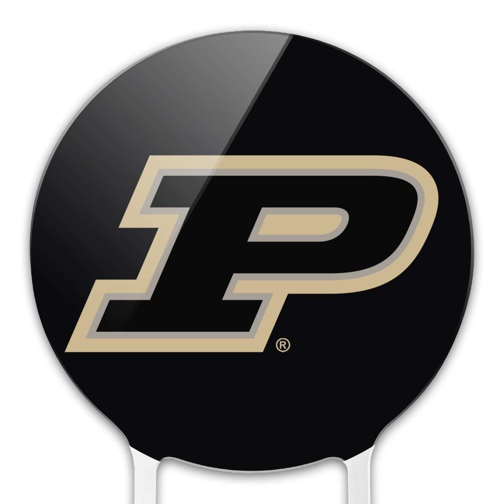 GRAPHICS & MORE Acrylic Cake Topper - Purdue Boilermakers Logo, Multi, One Size, Party Decoration for Wedding, Anniversary, Birthday, Graduation