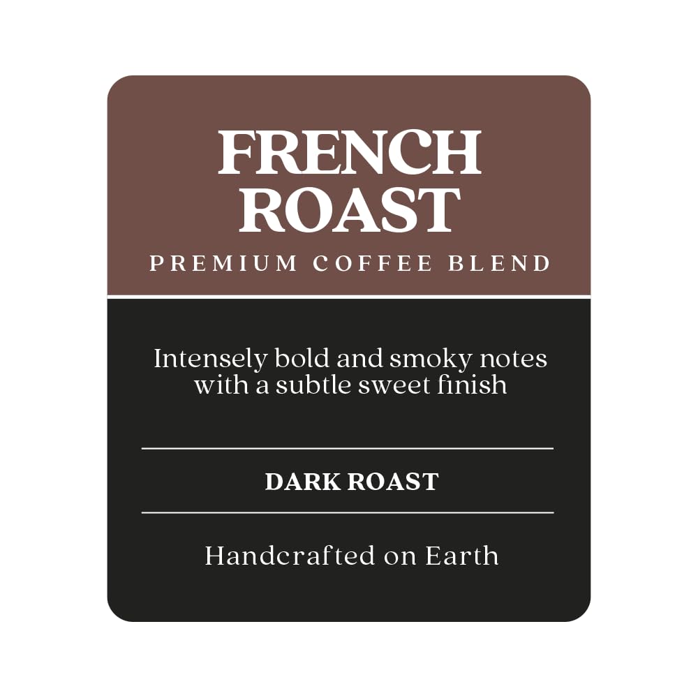 Copper Moon Dark Roast Coffee Pods for Keurig, French Roast Blend, 80 Count