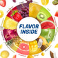 Fruit Chew 12 Flavors, Bulk 330+ Pieces, 4 Pound (Strawberry, Mango, Green Apple, Grape, Pineapple, Kiwi, Dragon Fruit, Grapefru