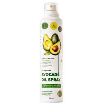 Black & Green Extra Virgin Avocado Oil Cooking Spray, 200ML, Chemical Free. 300C Smoke Point, for High Heat Cooking, Baking and 