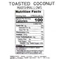 SweetGourmet Toasted Coconut Marshmallow Cubes | 8oz Bag