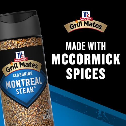 McCormick Grill Mates Seasoning, Montreal Steak, No MSG Added, Gluten Free, No Artificial Flavors, For Transforming Everyday Cut
