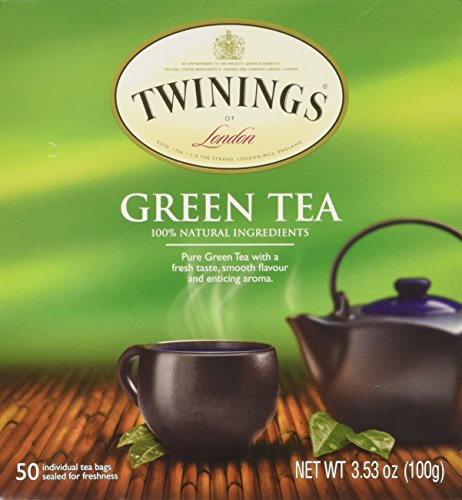 Twinings Tea     All Natural, Certified Kosher Green Tea Bags     50 Count