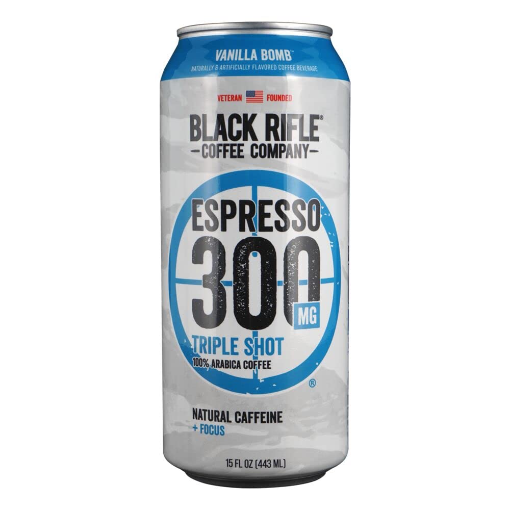 Black Rifle Coffee RTD Vanilla Bomb - 15 Fl Oz, Pack of 12