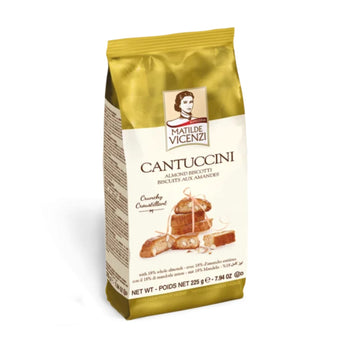 Pasticceria Matilde Vicenzi Cantuccini Biscotti, 7.8 Ounce Bag, Italian Almond Cookies