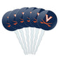 Graphics & More University Of Virginia Cavaliers Logo Cupcake Picks Toppers Decoration Set Of 6