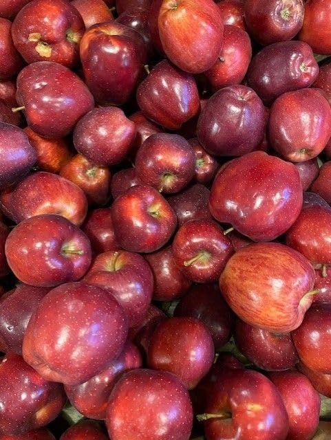 Generic Red Delicious Apples, Fresh Fruit, Usa Grown, Non-Gmo, Bulk (20 Pounds)