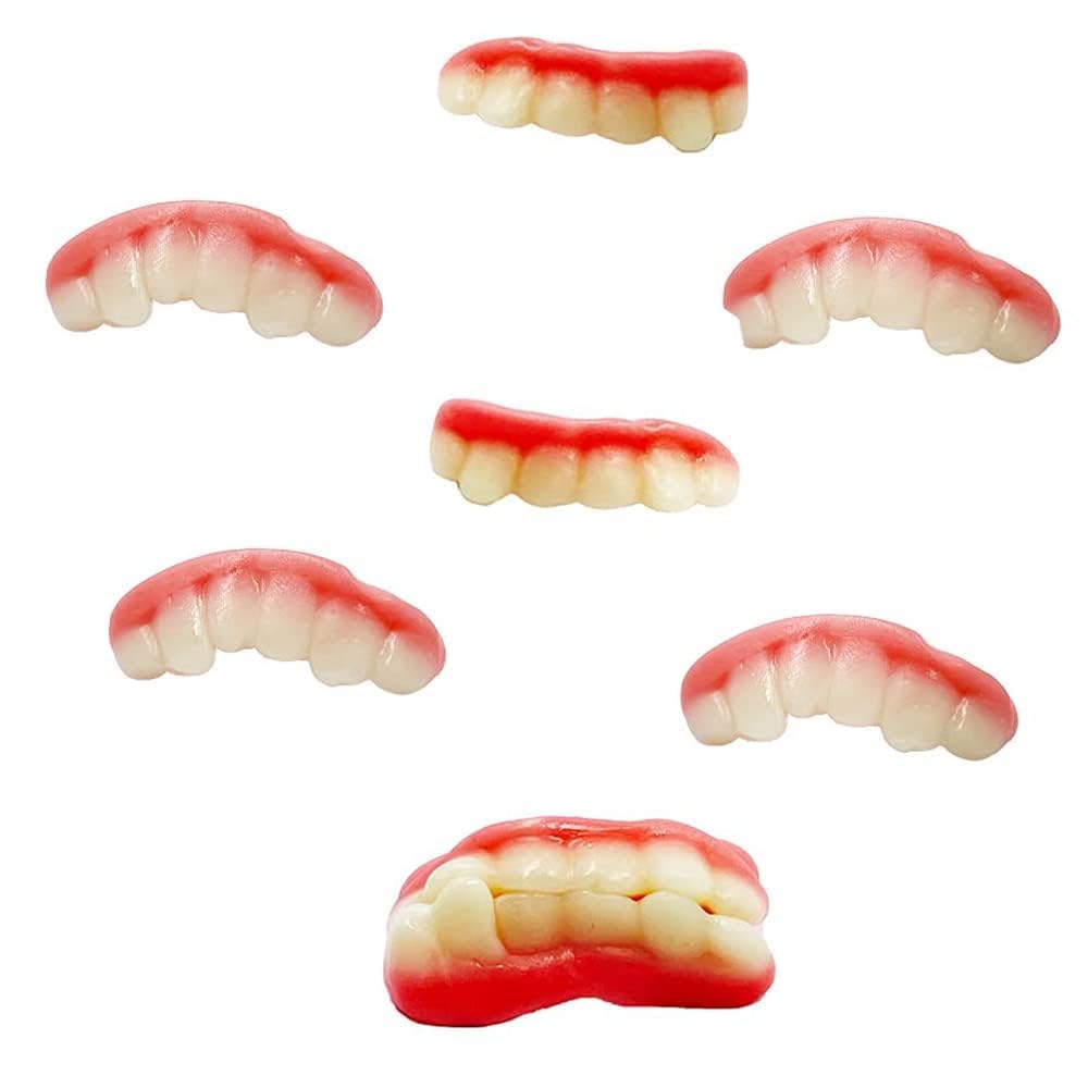 Gummi Teeth Candy, Delicious Fruit Flavors Gummies (26.4 Pounds)