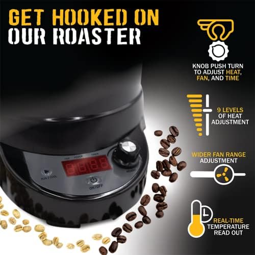 Fresh Roast Coffee Roaster Bundle Sr540, Glass Extension Tube, Pour Over Digital Scale, (2Lbs) Sample Pack Of Green Beans, (2-Pa