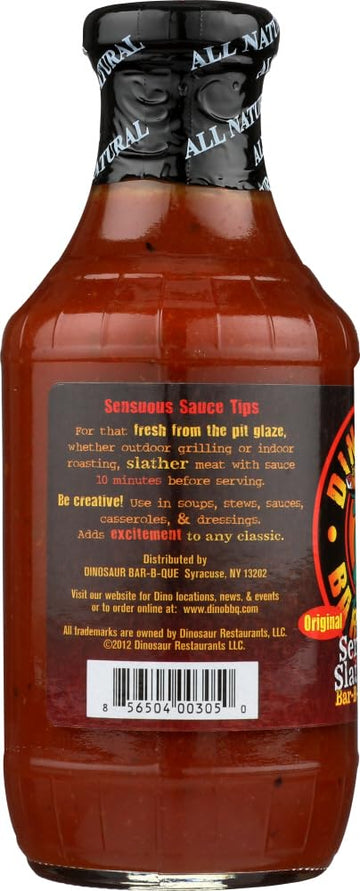 Dinosaur Bar-B-Que Sensuous Slathering Bbq Sauce 19Oz (2 Pack)