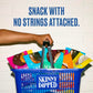 SkinnyDipped Snack Attack Almond Variety Pack, Chocolate Covered Almonds, Low Sugar, Gluten Free, Healthy Snack, 1.2 Ounce Bags