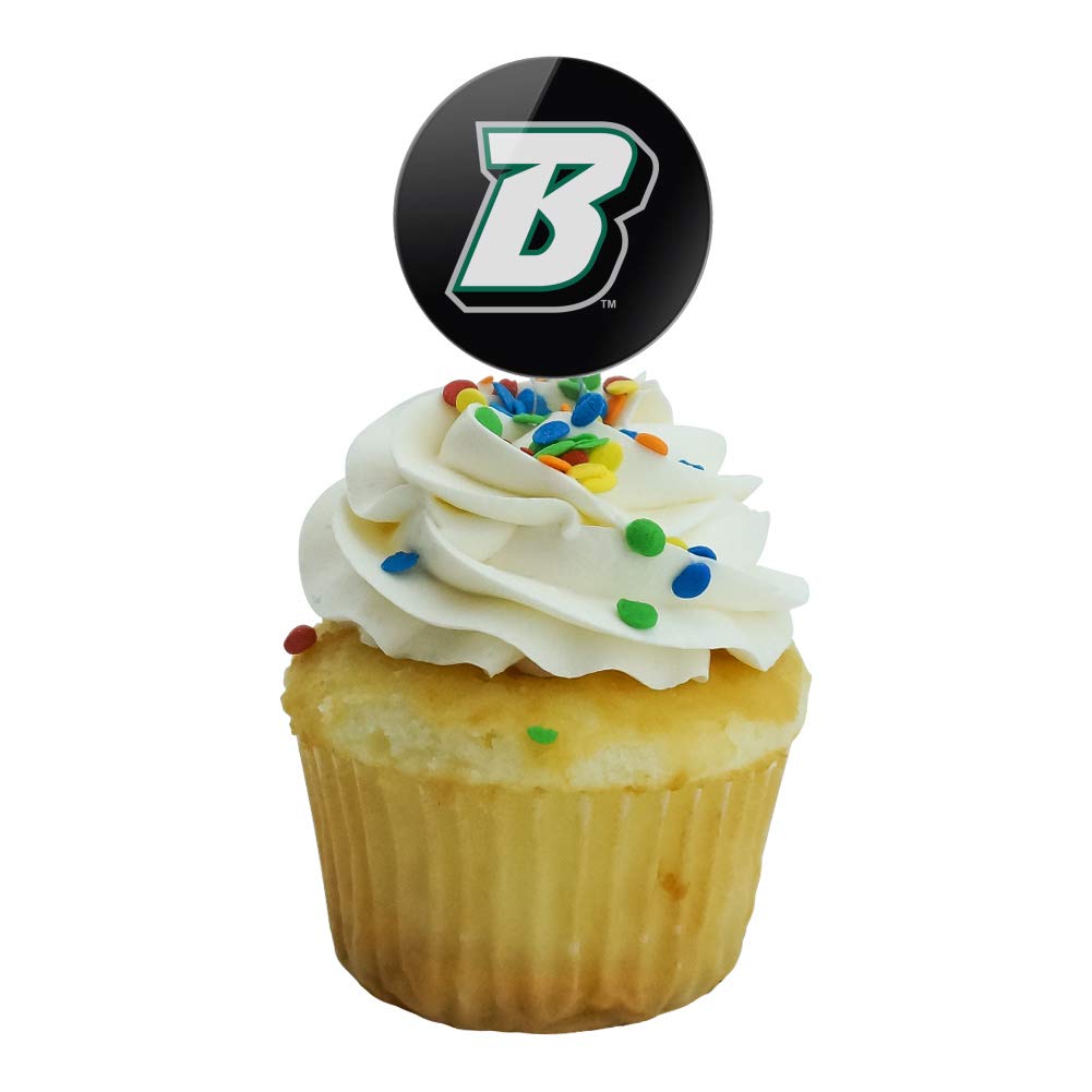 Binghamton University Logo Cupcake Picks Toppers Decoration Set Of 6