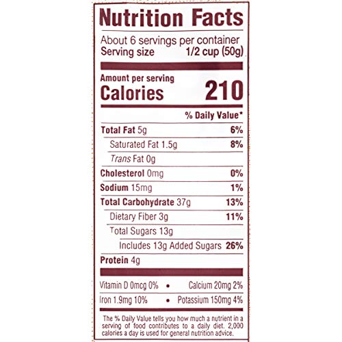 Back to Nature Granola Cereal - Gluten Free, Non-GMO, Plant Based Snacks made with Whole Grain Rolled Oats - Chocolate Delight,