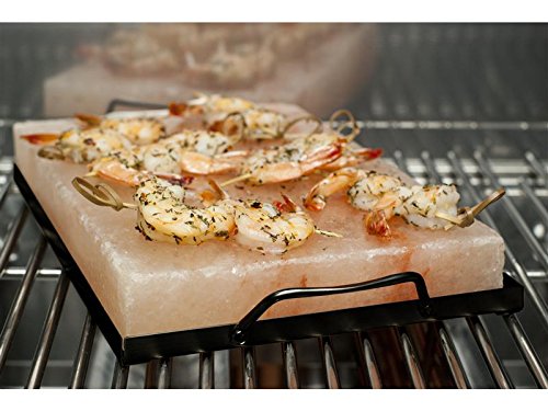 IndusClassic Himalayan Salt Block, Plate, Slab for Cooking, Grilling, Seasoning, And Serving (12X8X1.5 Set Of 2)