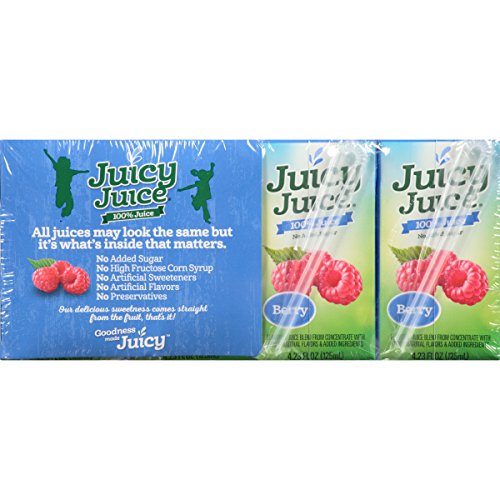 Juicy Juice Berry Juice Boxes, 4.23 Fl Oz, 8 Count, Pack of 5