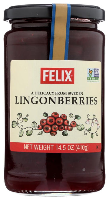 Swedish Lingonberry Preserves By Felix 14.5 Ounce (Pack Of 2)