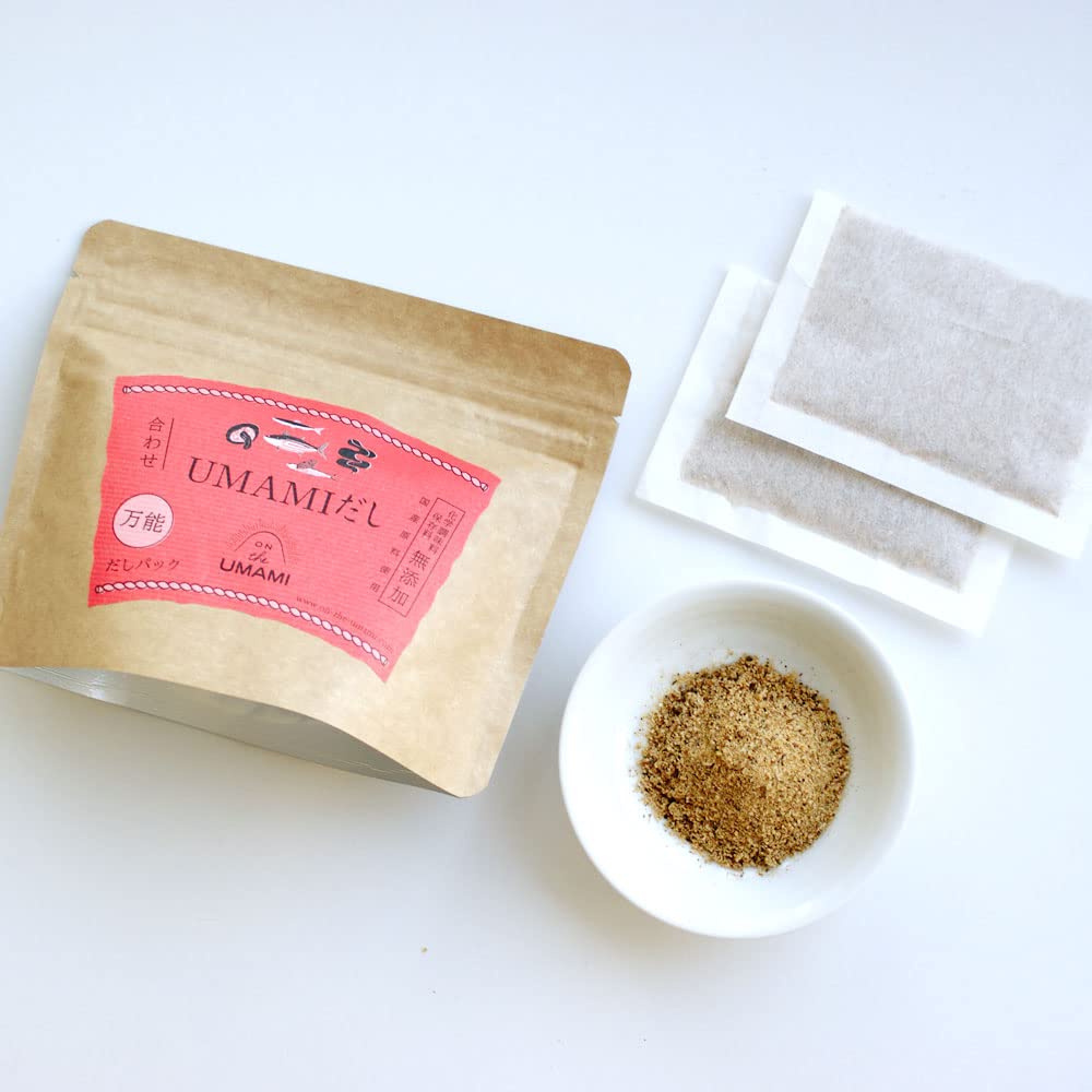 Japanese Dashi Packet Awase (Blend), Dashi Broth Soup Stock, No Msg, 10G Packet X 8, On The Umami