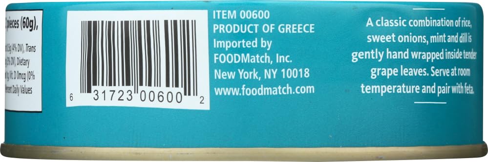 DIVINA Dolmas Stuffed Grape Leaves (3-Pack)