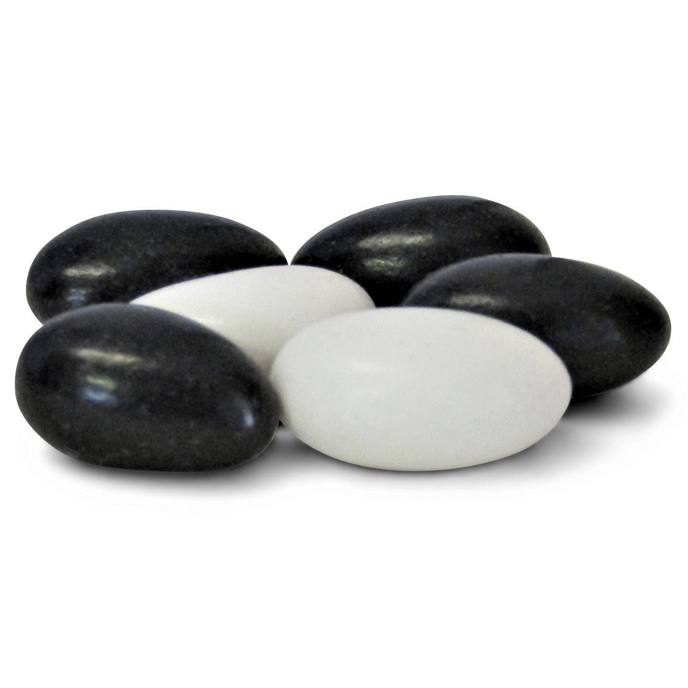 Black Tie Tuxedo Black & White Jordan Almonds by Its Delish, 2 LBS Bulk | Sweet Hard Candy Coating - Perfect for Wedding Favors,