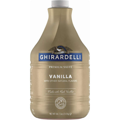 Ghirardelli Vanilla Sauce Pump Bottle, 89.9 Ounce