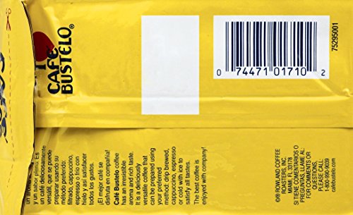 Caf   Bustelo Coffee, Espresso Ground Coffee Brick, 6 Ounces, 28 Count