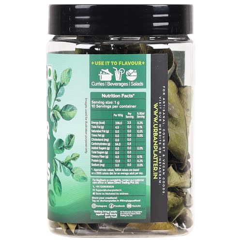 Urban Platter Dried Kaffir Lime Leaves, 10G