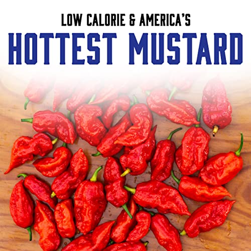 Inglehoffer Ghost Pepper Mustard, 10.25 Oz Squeeze Bottle