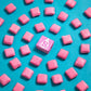 KLUB BULK Strawberry Chewy Candy - 1.5 lbs Soft Assortment, Pink, Individually Wrapped