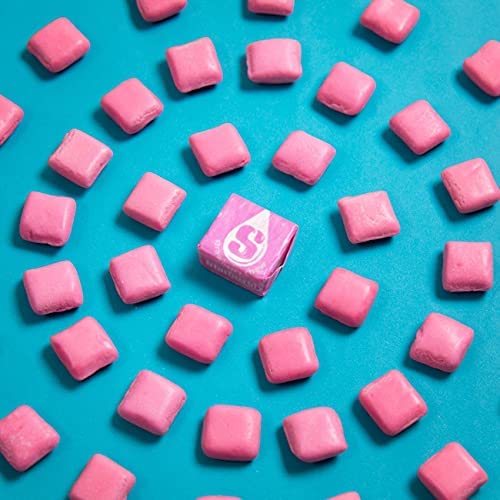 KLUB BULK Strawberry Chewy Candy - 1.5 lbs Soft Assortment, Pink, Individually Wrapped