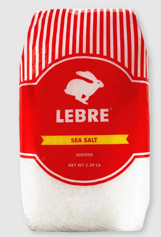 Sal Grosso Brasileiro Marinho Iodado para Churrasco Lebre 1Kg | Pack of 3x1Kg | Brazilian Barbecue Salt | Brazil in Texas Bundle