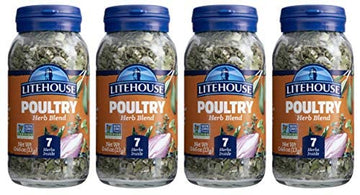 Litehouse Freeze Dried Poultry Herb Blend - Fresh Poultry Herb, Gluten Free, Keto Friendly, No Refrigeration, Organic Spice - 0.