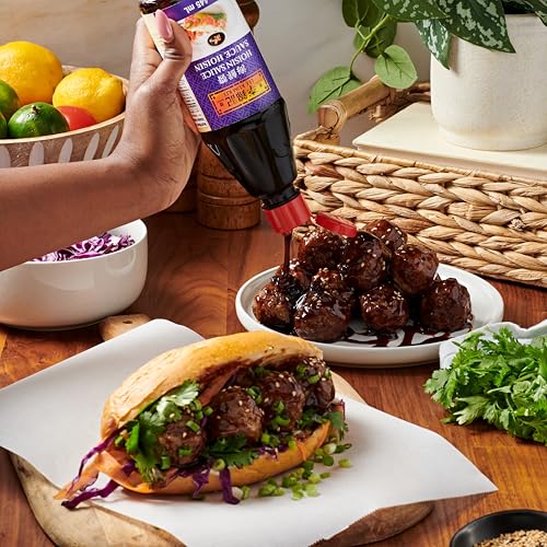 Lee Kum Kee Hoisin Sauce (20 oz - 1 Pack)  Sweet & Savory  Ideal for Marinades  BBQ Sauce  Dips  Stir-Frying  Pizza  and Soup Noodles