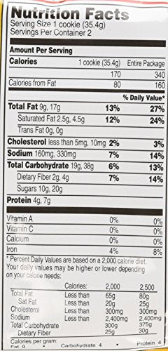 Grandmas Homestyle Peanut Butter Cookies 2.5 Ounces Case Of 33
