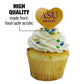 GRAPHICS & MORE Cupcake Picks Set of 6 Acrylic Alcorn State University Heart Decoration OneSize
