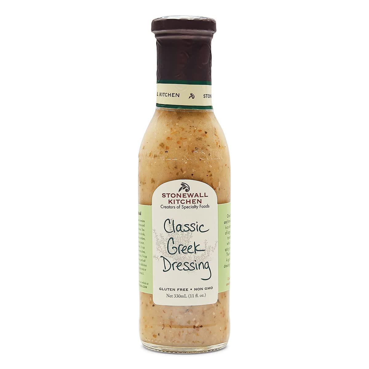 Stonewall Kitchen Classic Greek Dressing, 11 Fl Oz, Gold, Model 45531