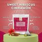 Tea Leaf & Co. Organic Sweet Hibiscus Cinnamon Green Tea Bags - Low Caffeine - 100 Teabags (7.055oz/200gm)